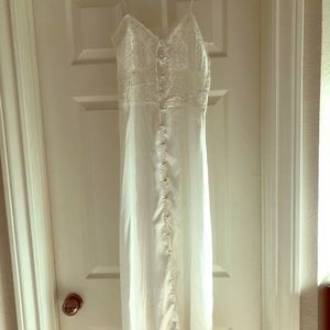 Zara White Maxi Dress